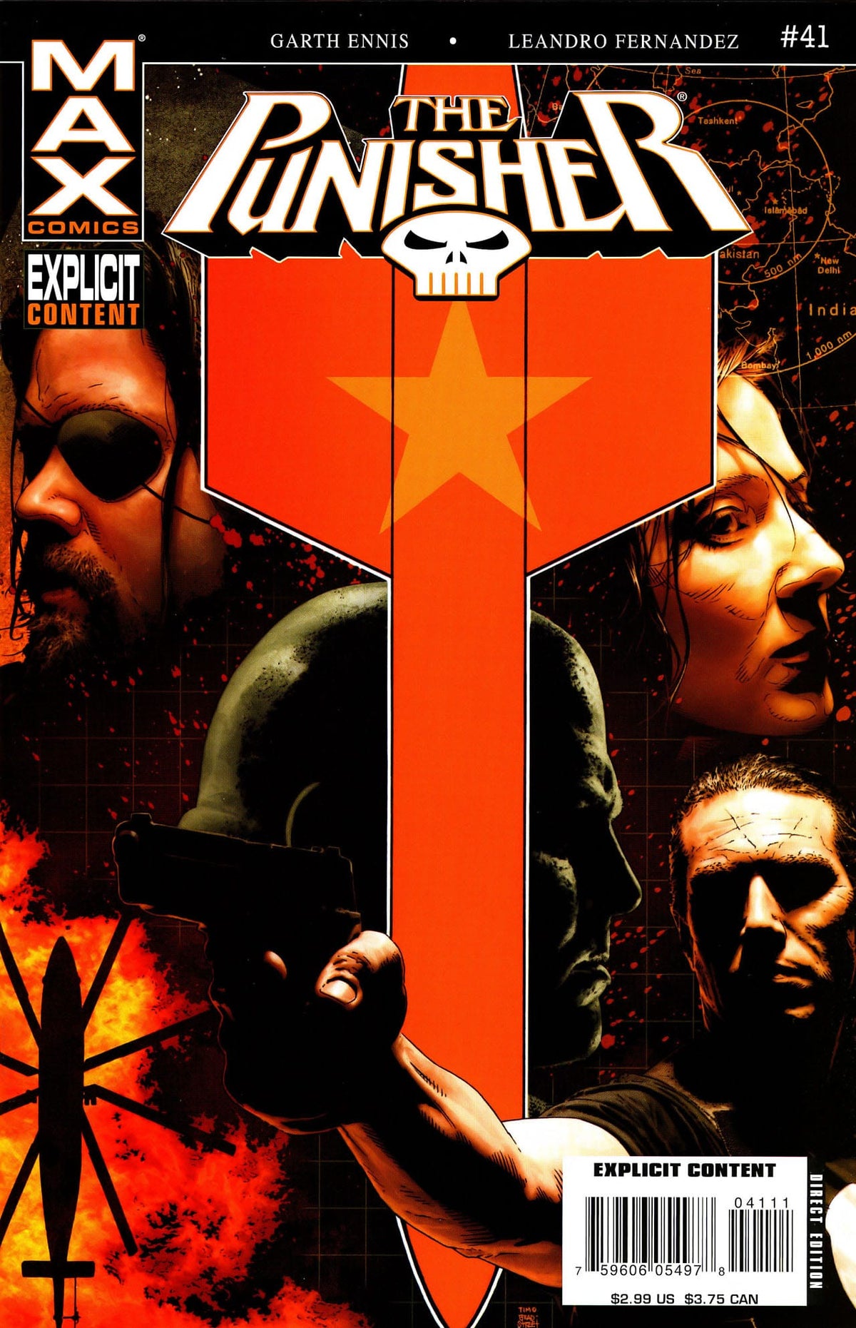 Marvel COMIC BOOK The Punisher #41 CVR A Marvel 2007 FN