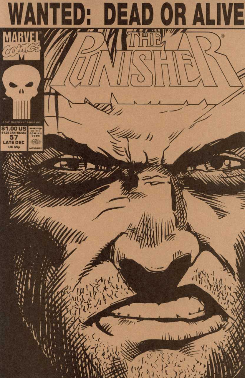 Marvel COMIC BOOK The Punisher #57 (FN)