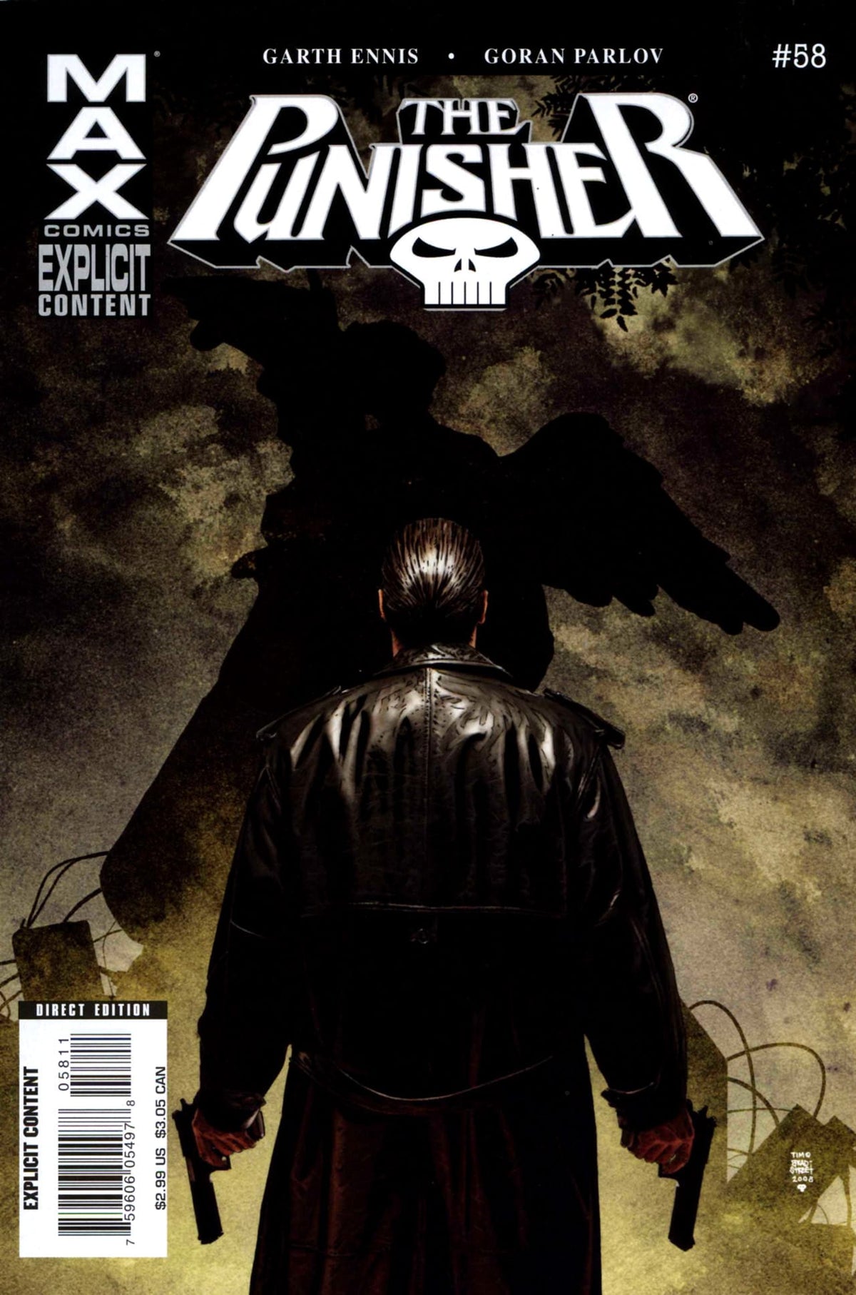 Marvel COMIC BOOK The Punisher #58 CVR A Marvel 2008 FN