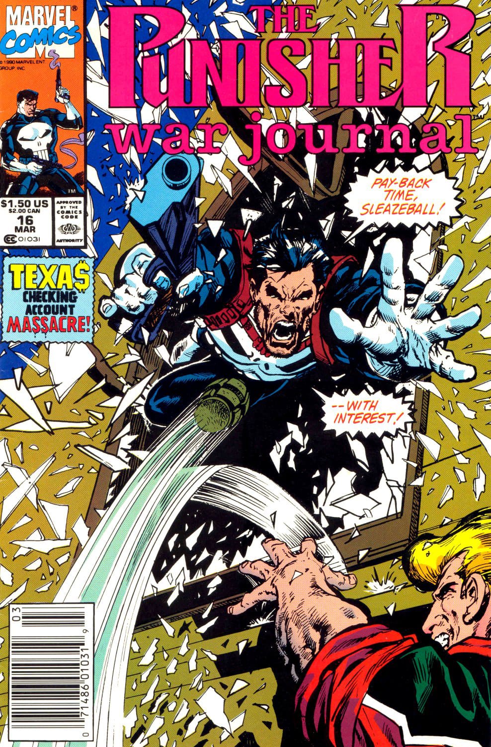 Marvel COMIC BOOK The Punisher War Journal #16 (VF)