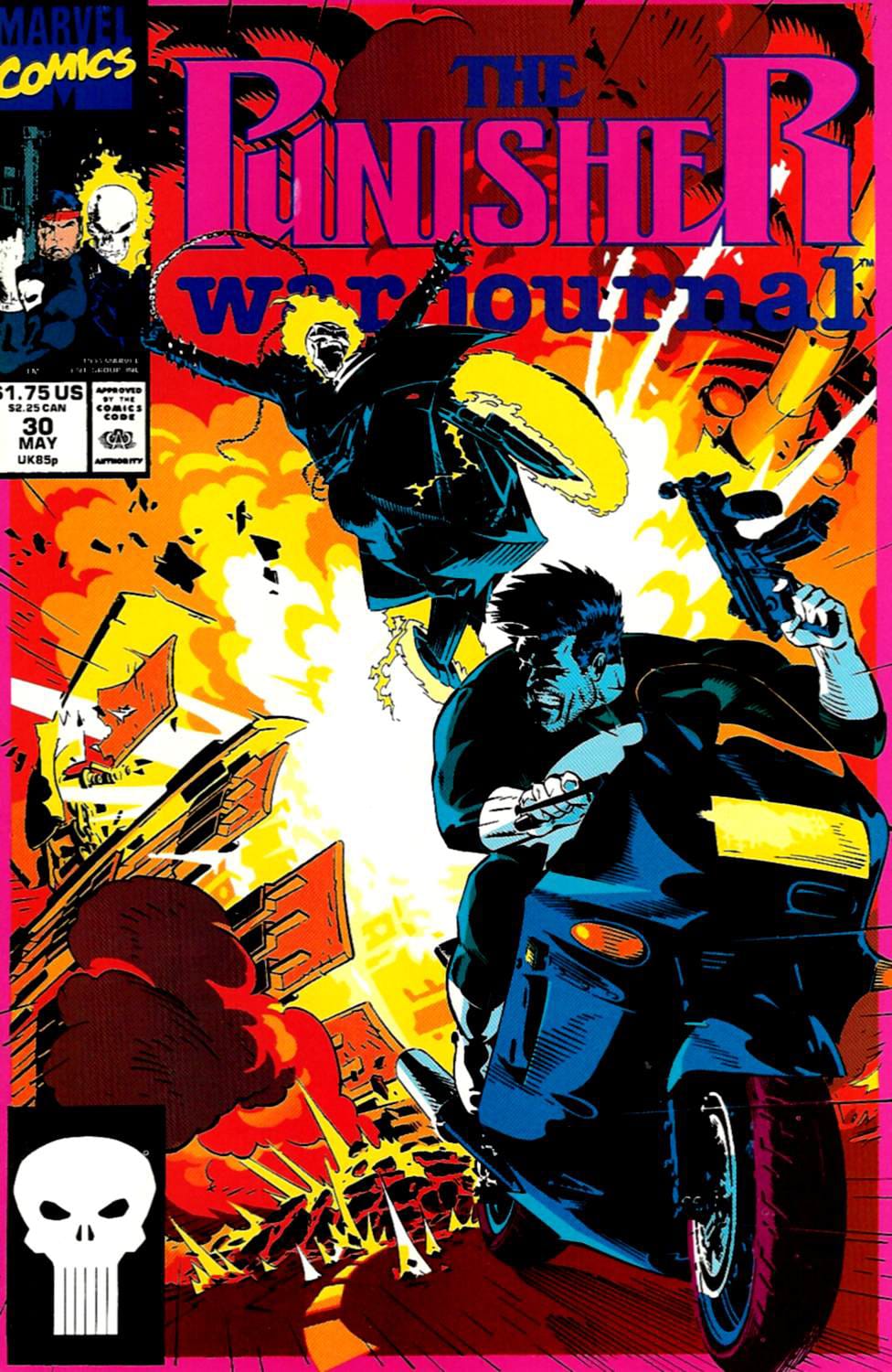 Marvel COMIC BOOK The Punisher War Journal #30 (VF)