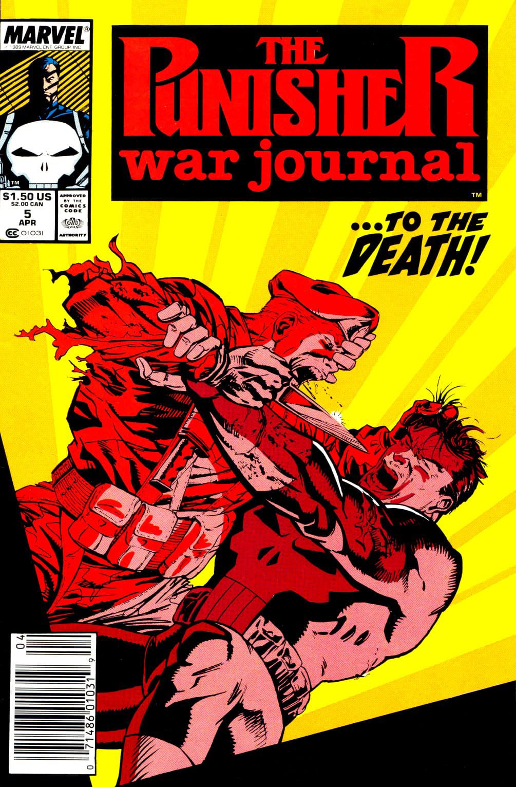 Marvel COMIC BOOK The Punisher War Journal #5 (VF)