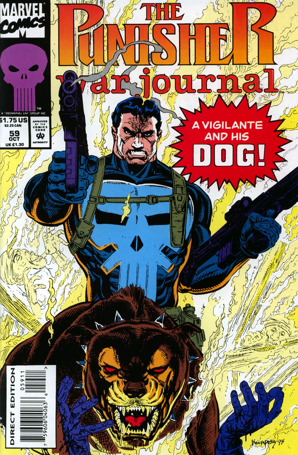 Marvel COMIC BOOK The Punisher War Journal #59 (VF)