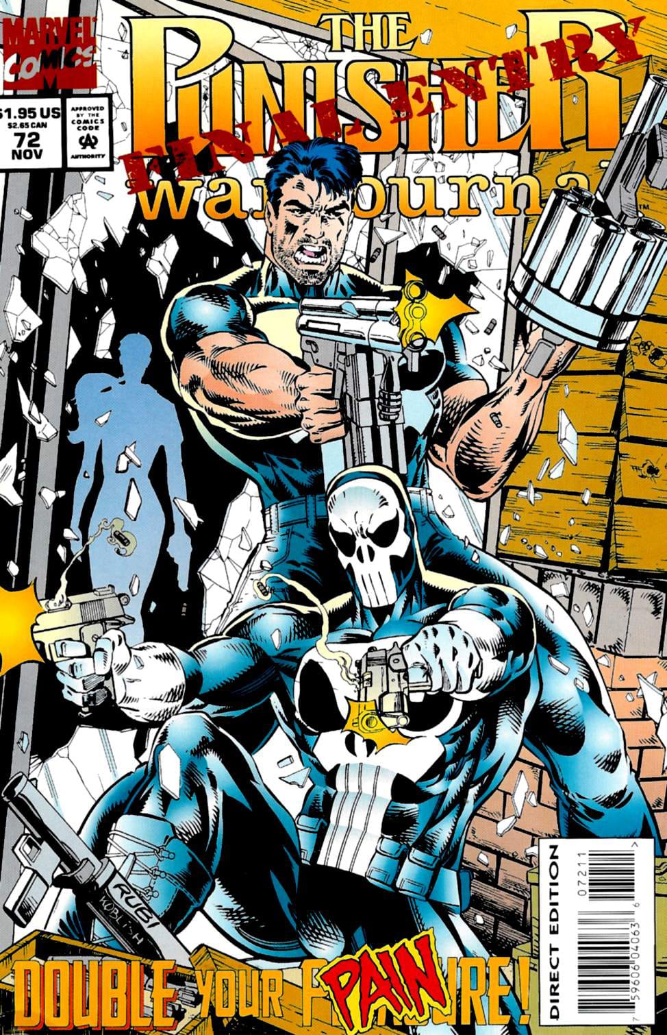 Marvel COMIC BOOK The Punisher War Journal #72 (VF)
