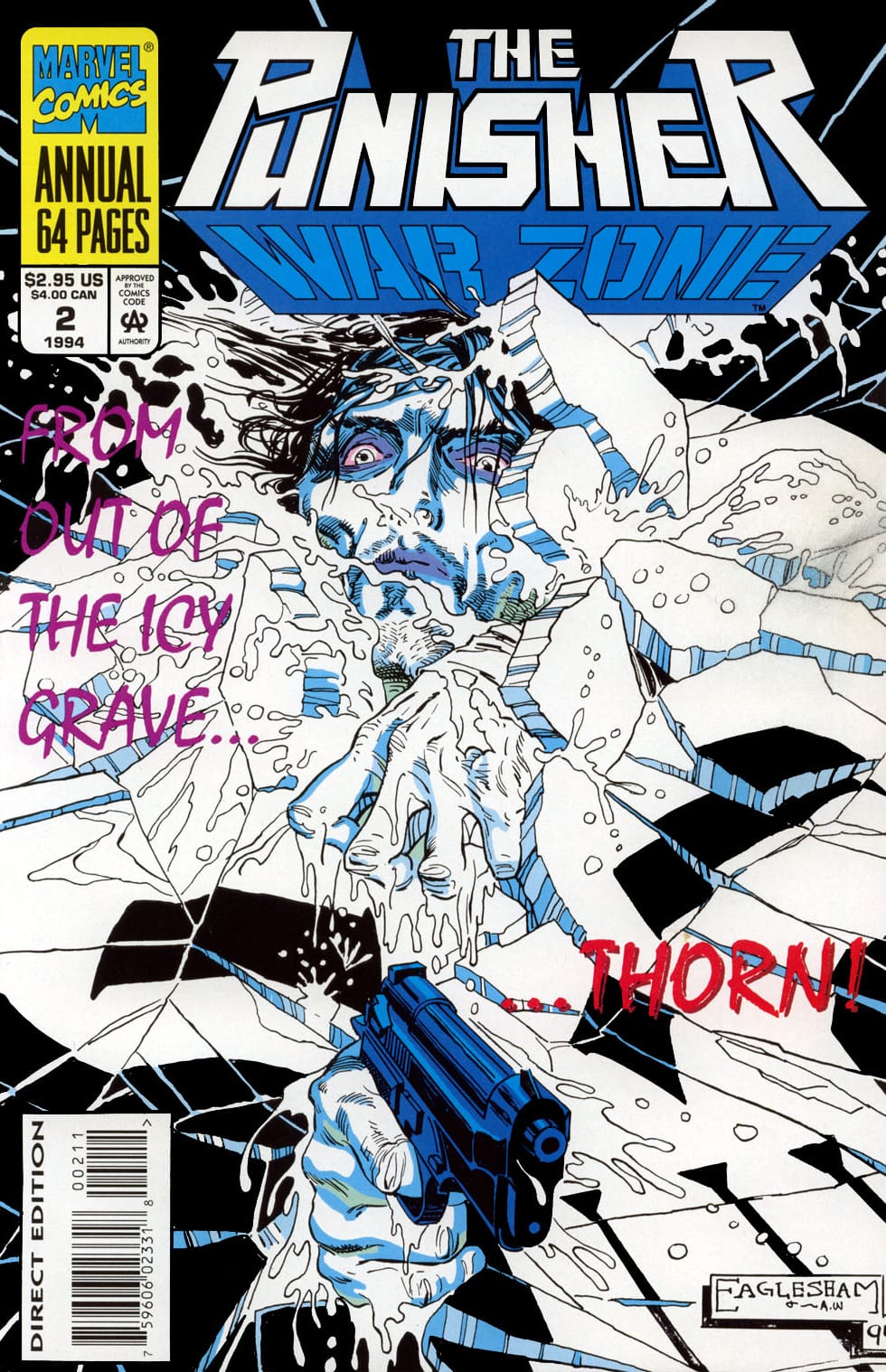Marvel COMIC BOOK The Punisher War Zone Annual #2 (VF)