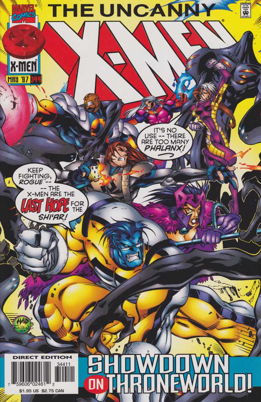 Marvel COMIC BOOK The Uncanny X-Men #344 (VF/NM)