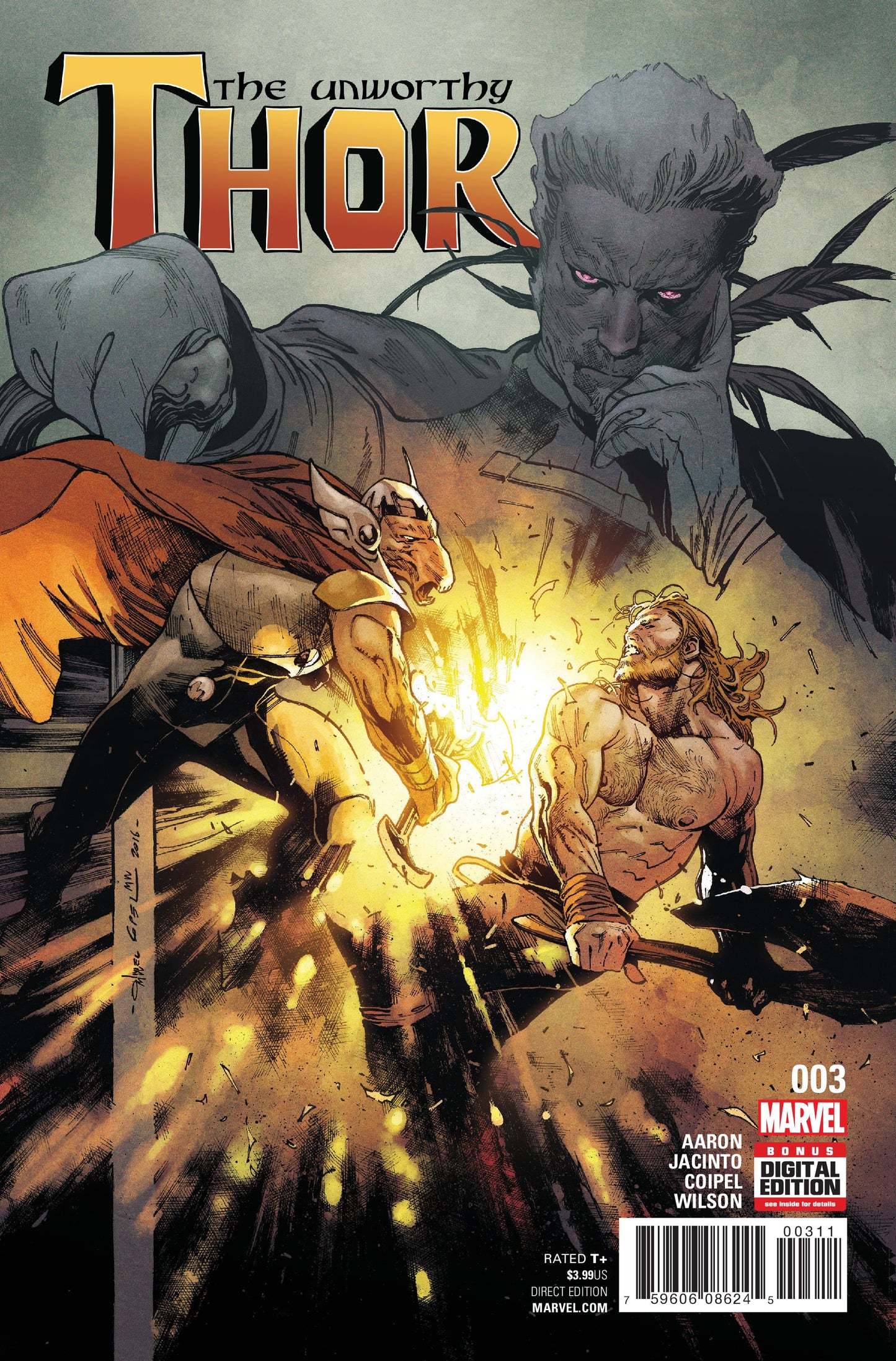 Marvel COMIC BOOK The Unworthy Thor #3 (VF/NM)
