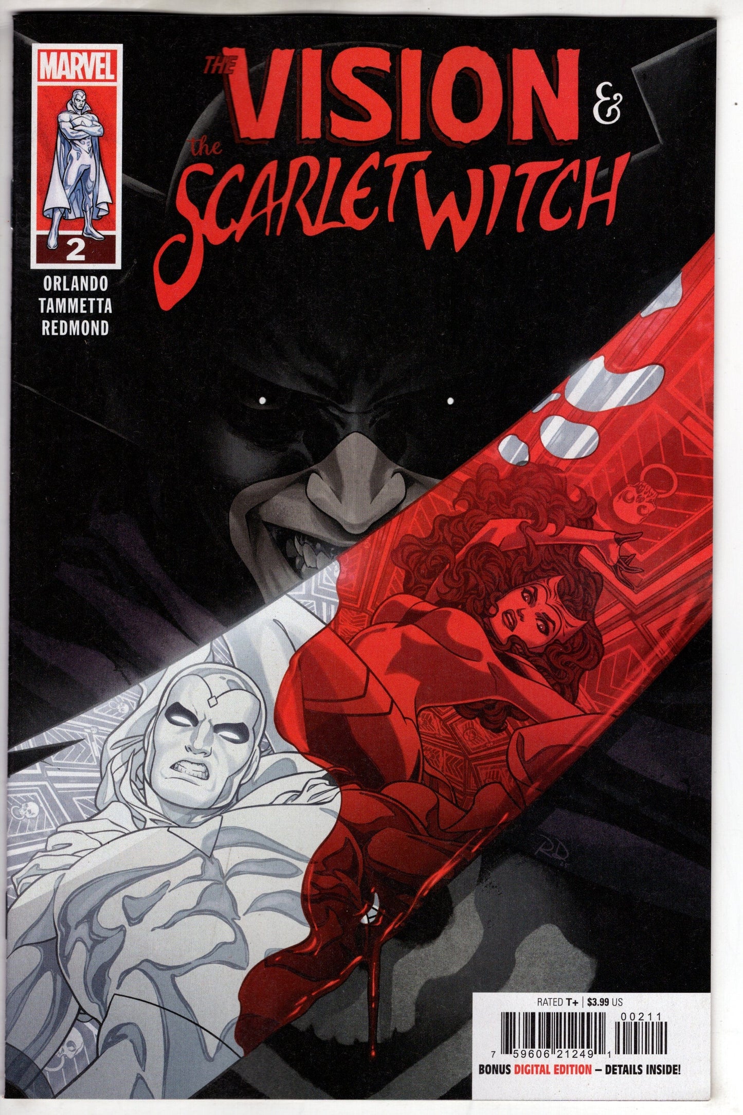 Marvel COMIC BOOK THE VISION & THE SCARLET WITCH #2