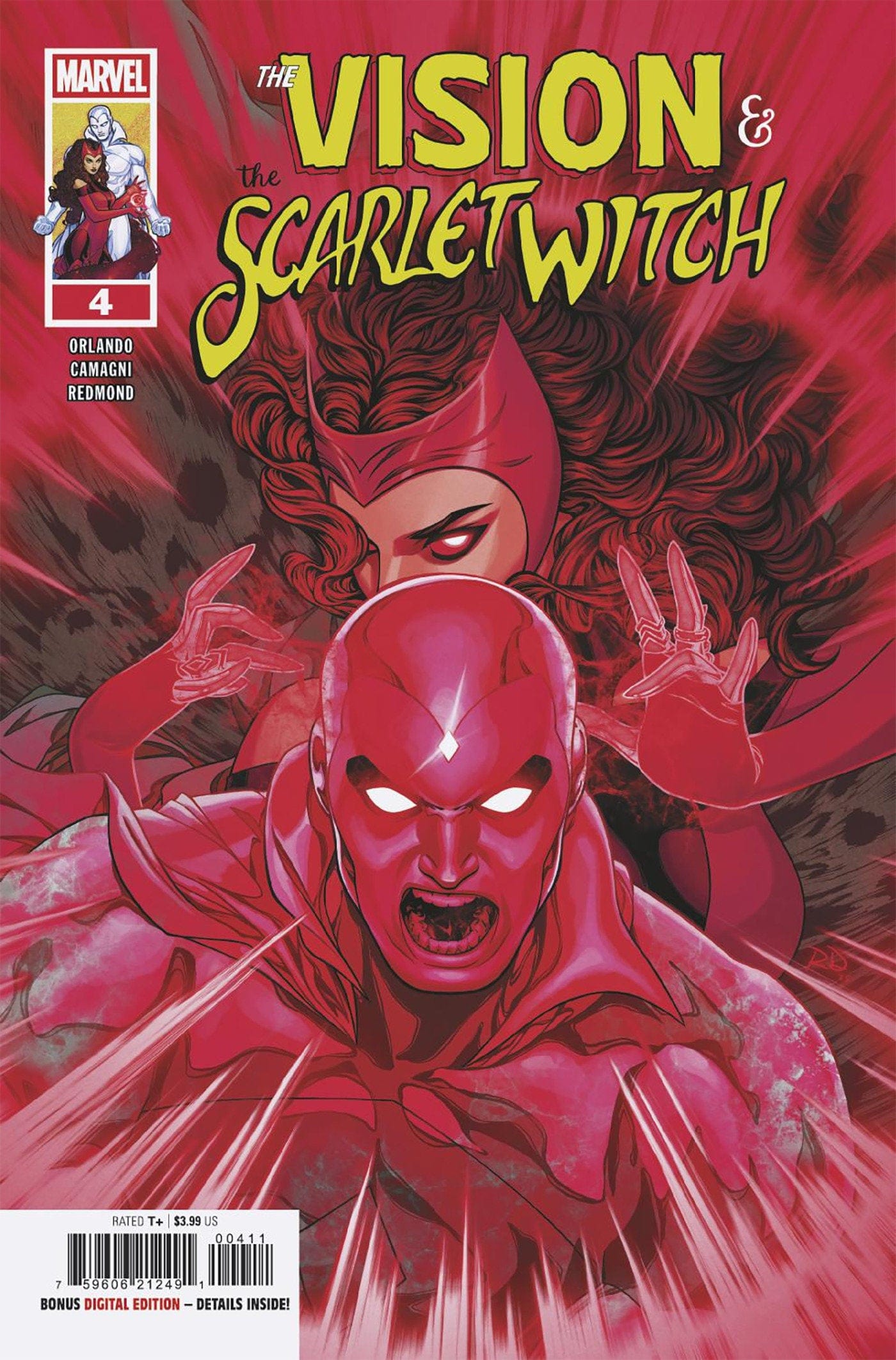 Marvel COMIC BOOK THE VISION & THE SCARLET WITCH #4