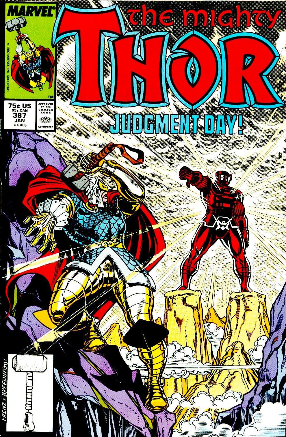 Marvel COMIC BOOK Thor #387 - CVR A (VF)