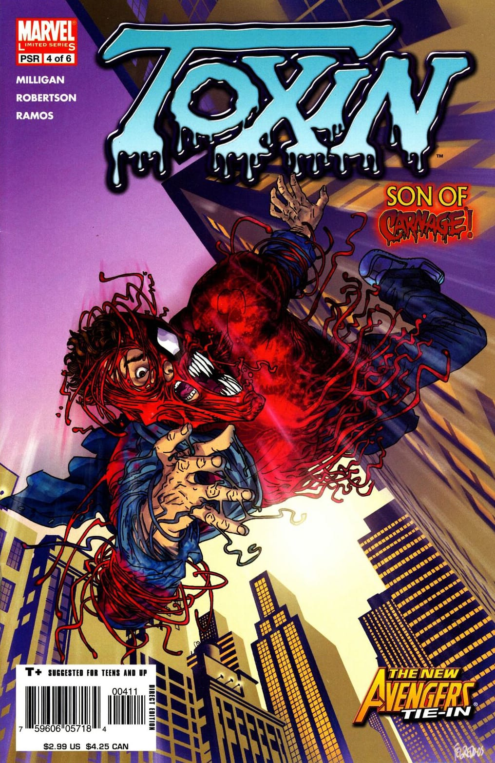 Marvel COMIC BOOK Toxin #4 - CVR A (VF/NM)