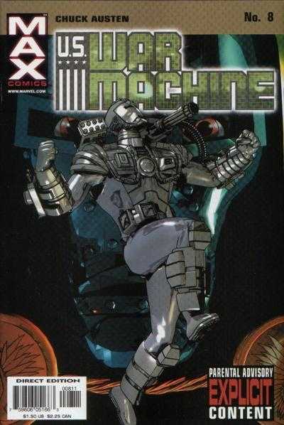 Marvel COMIC BOOK U.S. War Machine #8 (FN/VF)