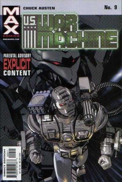Marvel COMIC BOOK U.S. War Machine #9 (FN/VF)