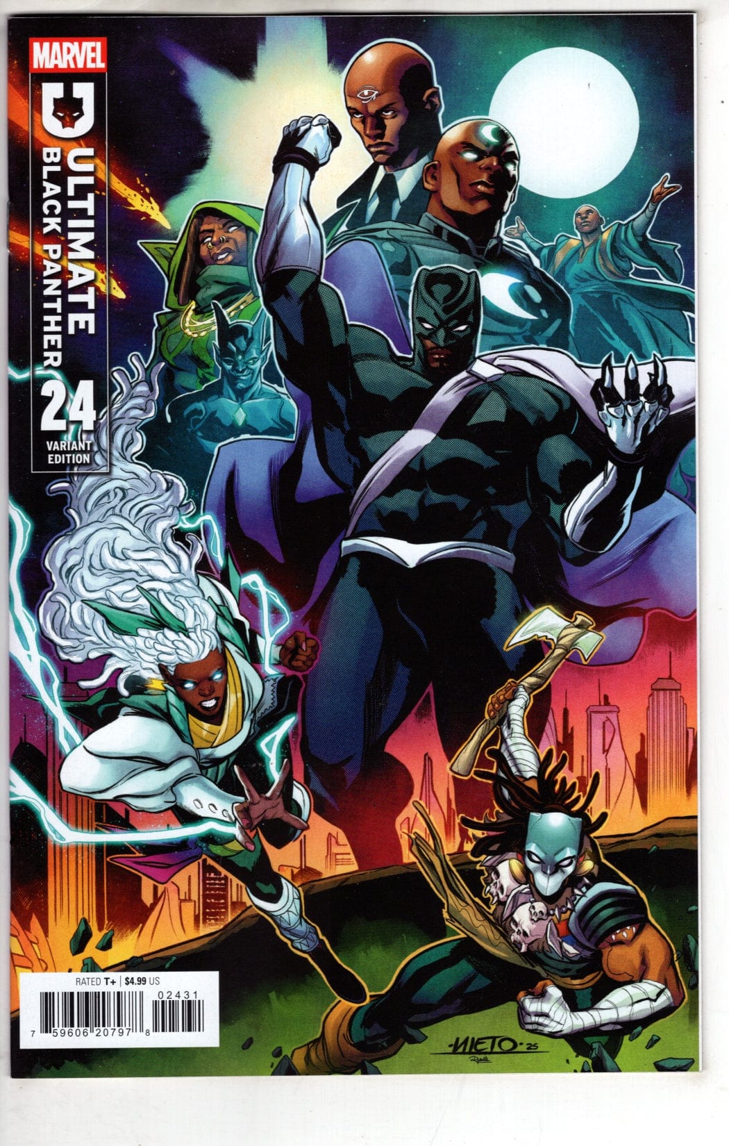 Marvel COMIC BOOK ULTIMATE BLACK PANTHER #24 CARLOS NIETO VARIANT (VF/NM)