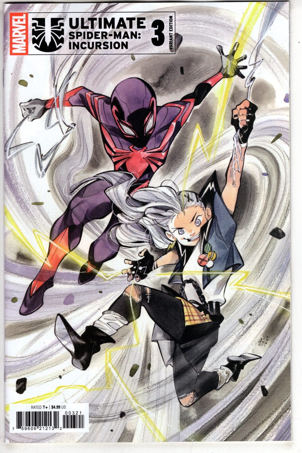 Marvel COMIC BOOK ULTIMATE SPIDER-MAN: INCURSION #3 PEACH MOMOKO VARIANT