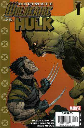 Marvel COMIC BOOK Ultimate Wolverine vs. Hulk #1 (VF/NM)