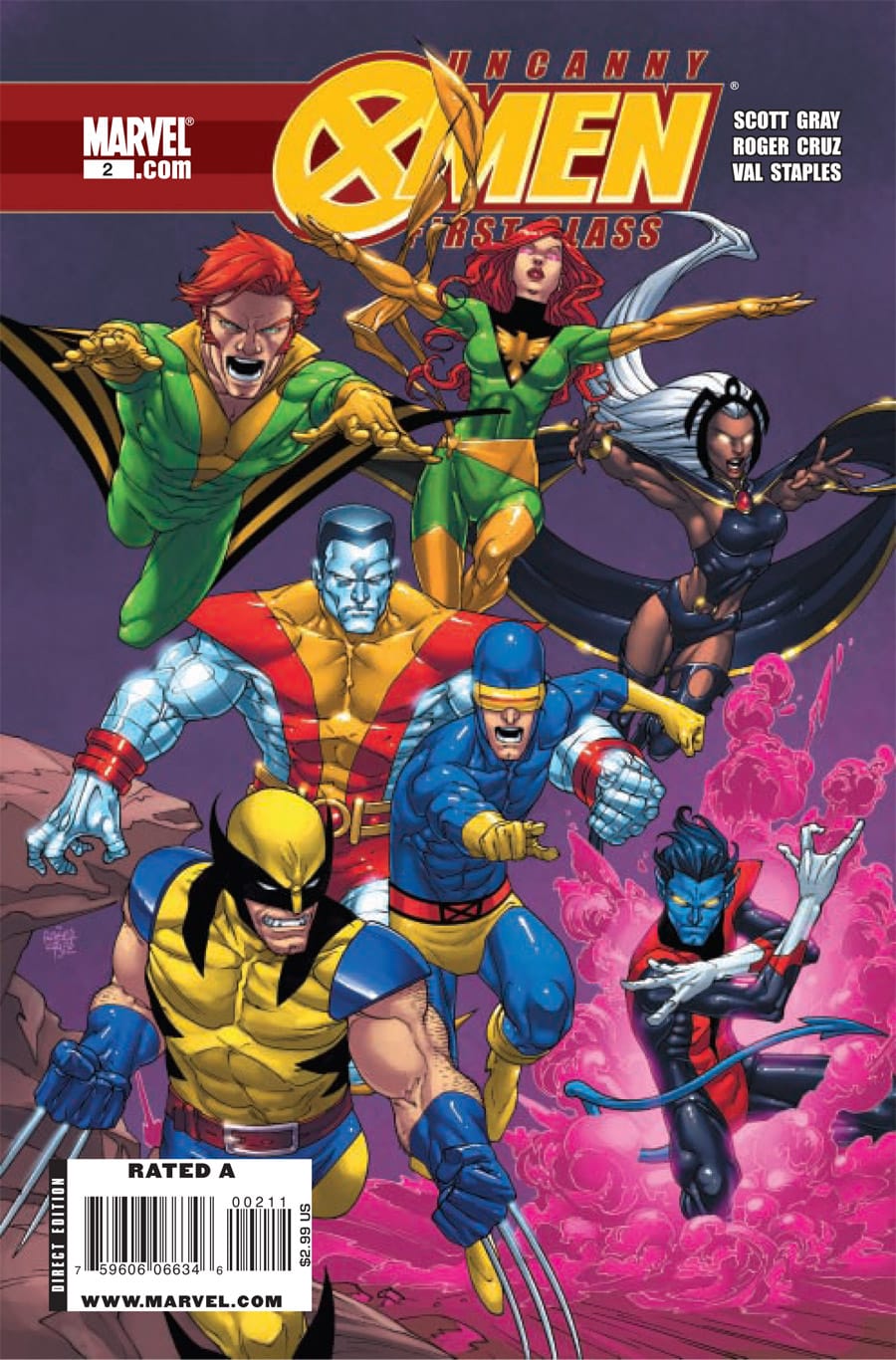Marvel COMIC BOOK Uncanny X-Men: First Class #2 (VF/NM)