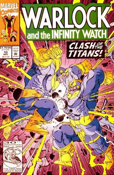 Marvel COMIC BOOK Warlock and the Infinity Watch #10 (VF/NM)