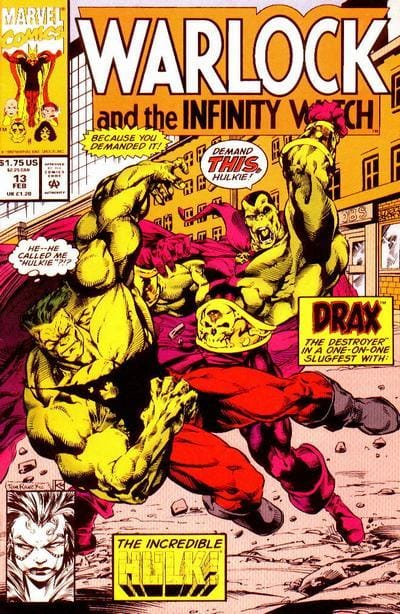 Marvel COMIC BOOK Warlock and the Infinity Watch #13 (VF/NM)