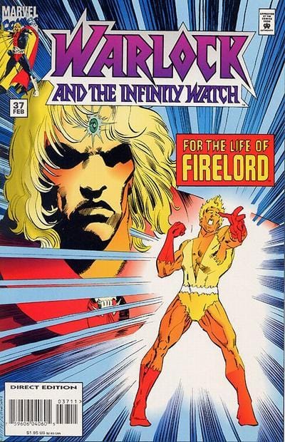 Marvel COMIC BOOK Warlock and the Infinity Watch #37 (VF/NM)