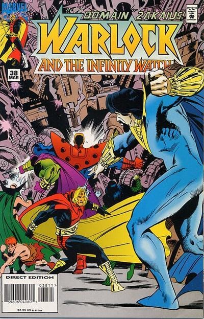 Marvel COMIC BOOK Warlock and the Infinity Watch #38 (VF/NM)