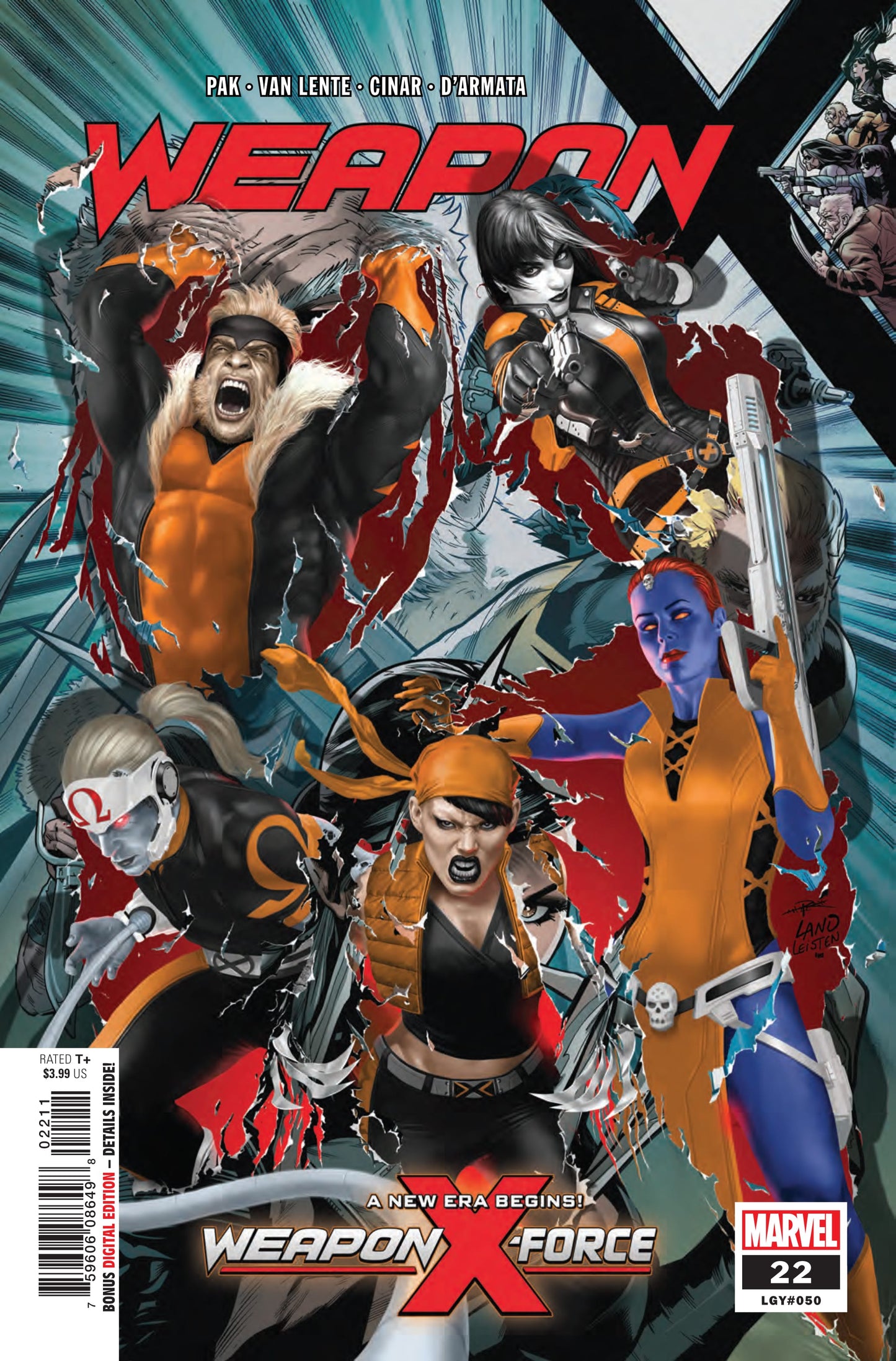 Marvel COMIC BOOK Weapon X #22 (VF/NM)