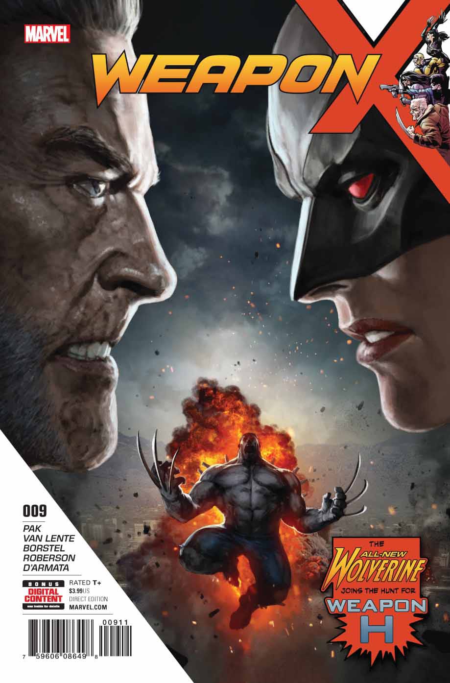Marvel COMIC BOOK Weapon X #9 (VF/NM)