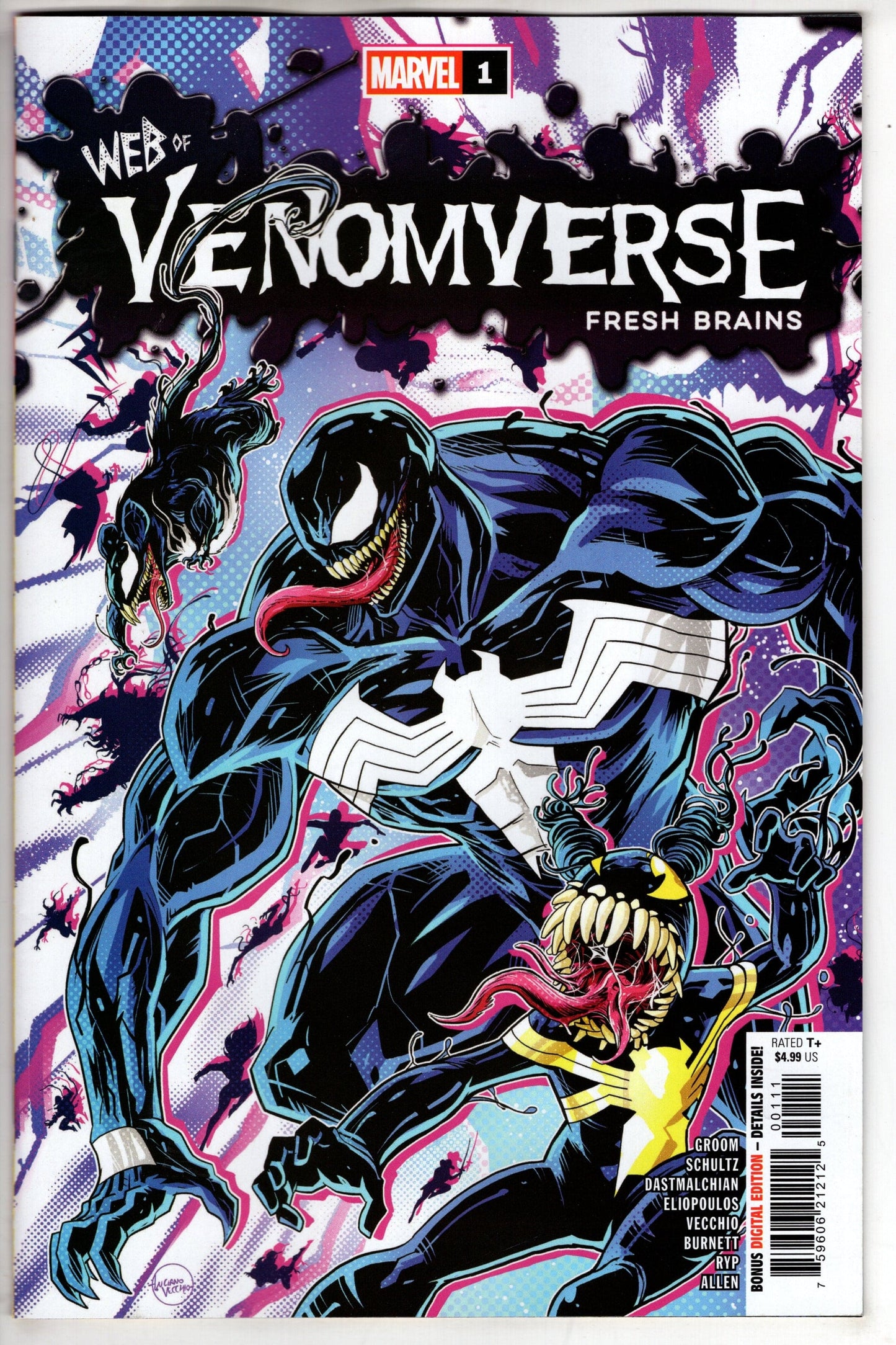 Marvel COMIC BOOK WEB OF VENOMVERSE: FRESH BRAINS #1