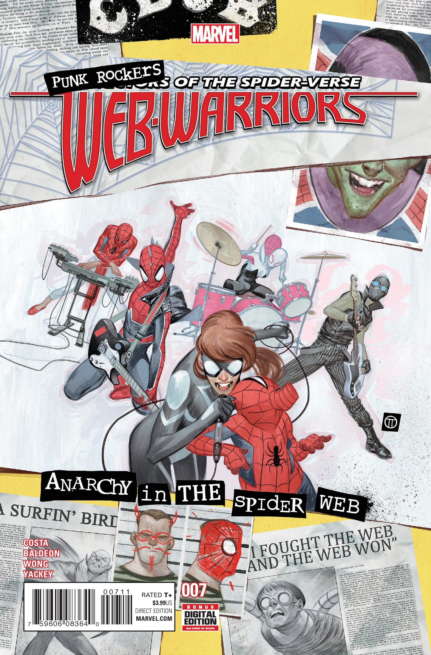 Marvel COMIC BOOK Web Warriors #7 - CVR A (FN)