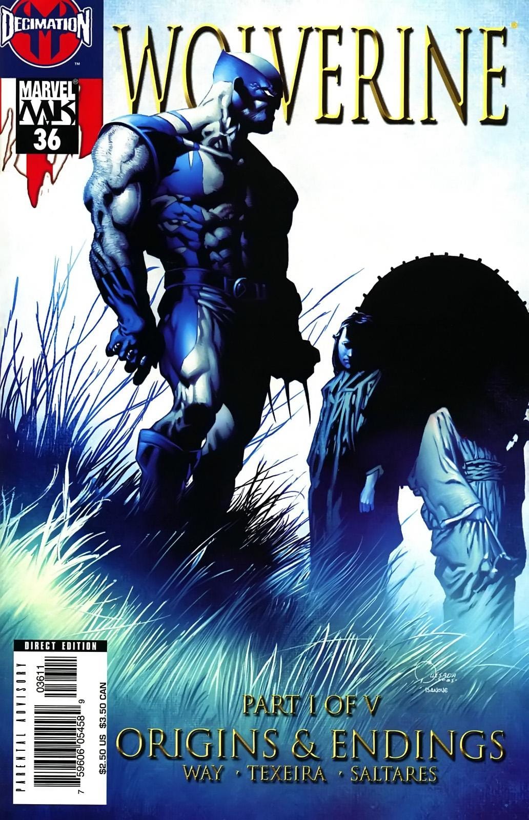 Marvel COMIC BOOK Wolverine #36 (VF)