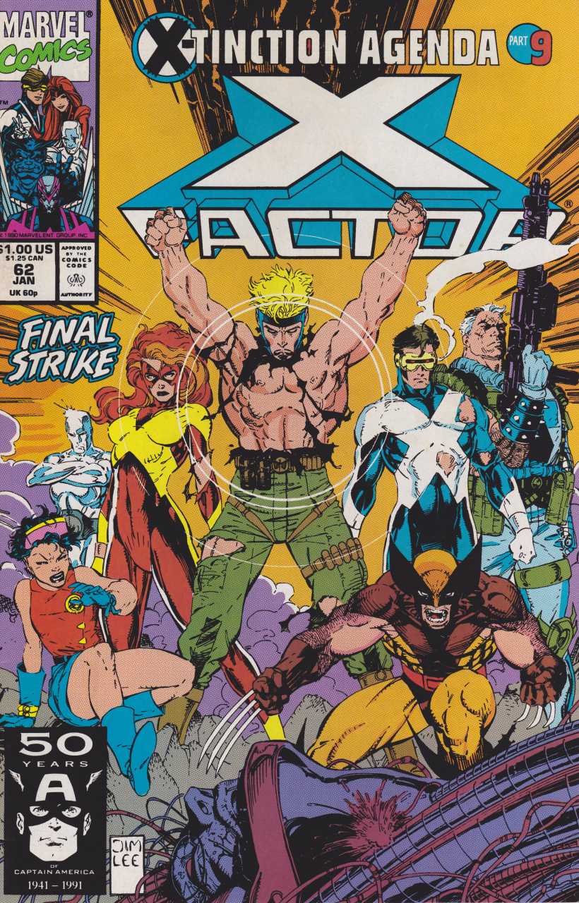 Marvel COMIC BOOK X-Factor #62 (VF/NM)