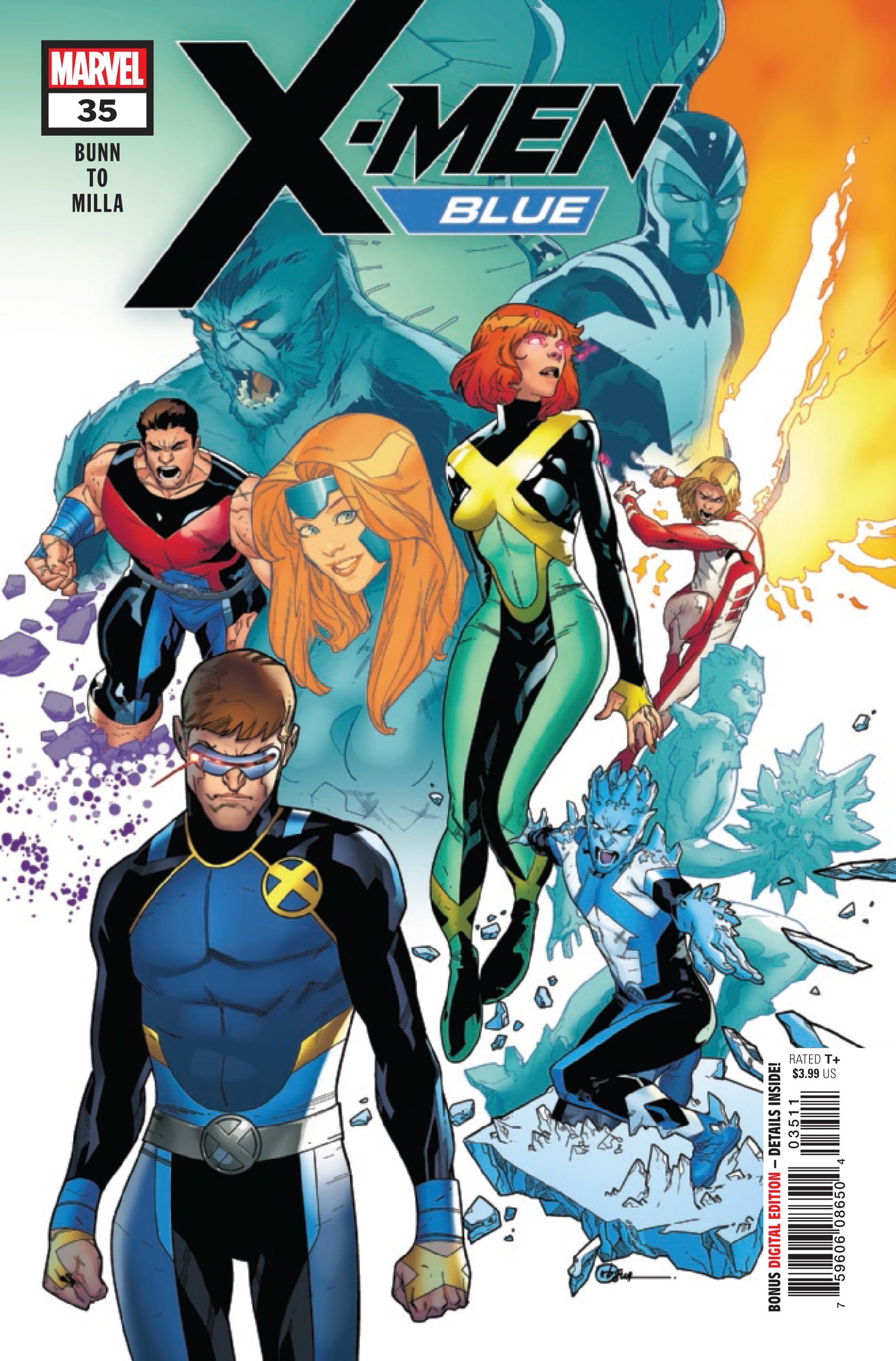 Marvel COMIC BOOK X-Men: Blue #35 (VF/NM)