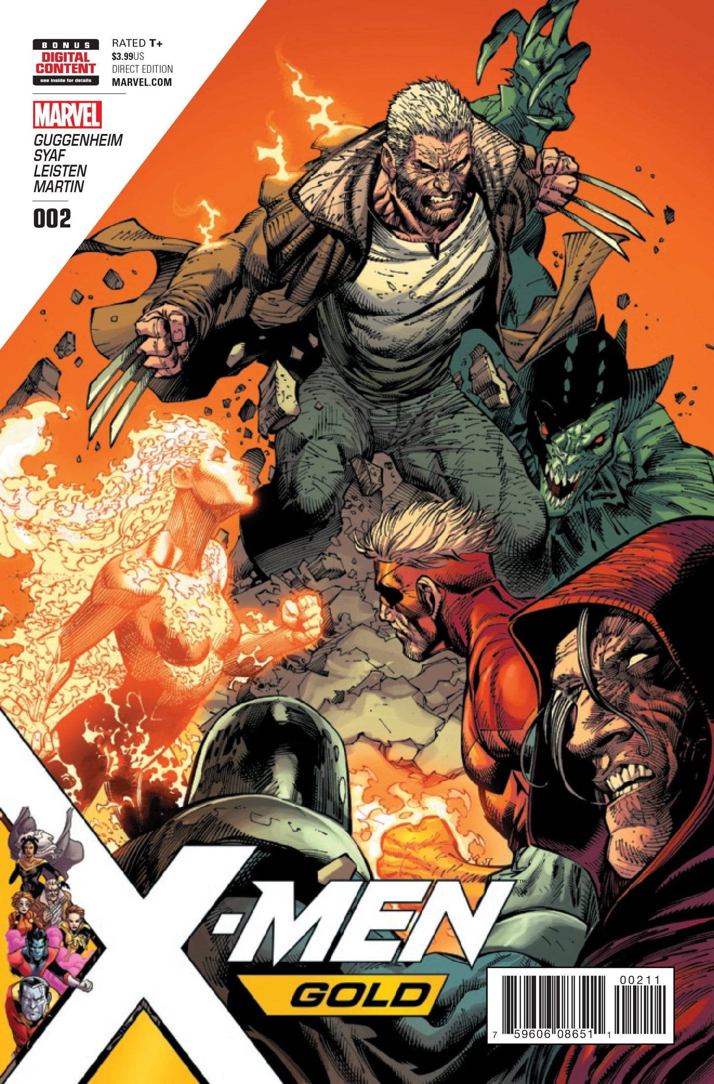 Marvel COMIC BOOK X-Men: Gold #2 (VF/NM)