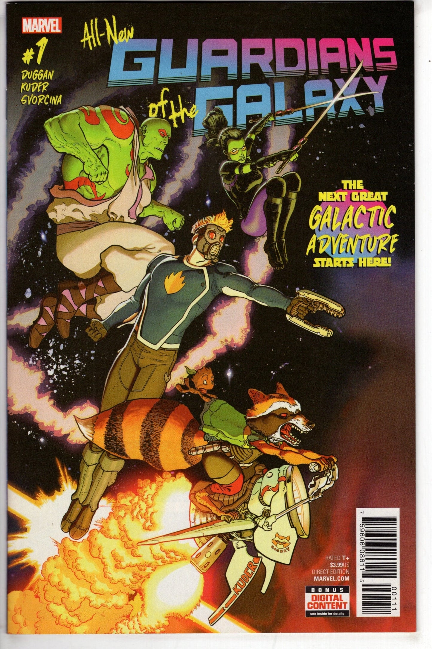 MARVEL COMICS ALL NEW GUARDIANS OF GALAXY #1
