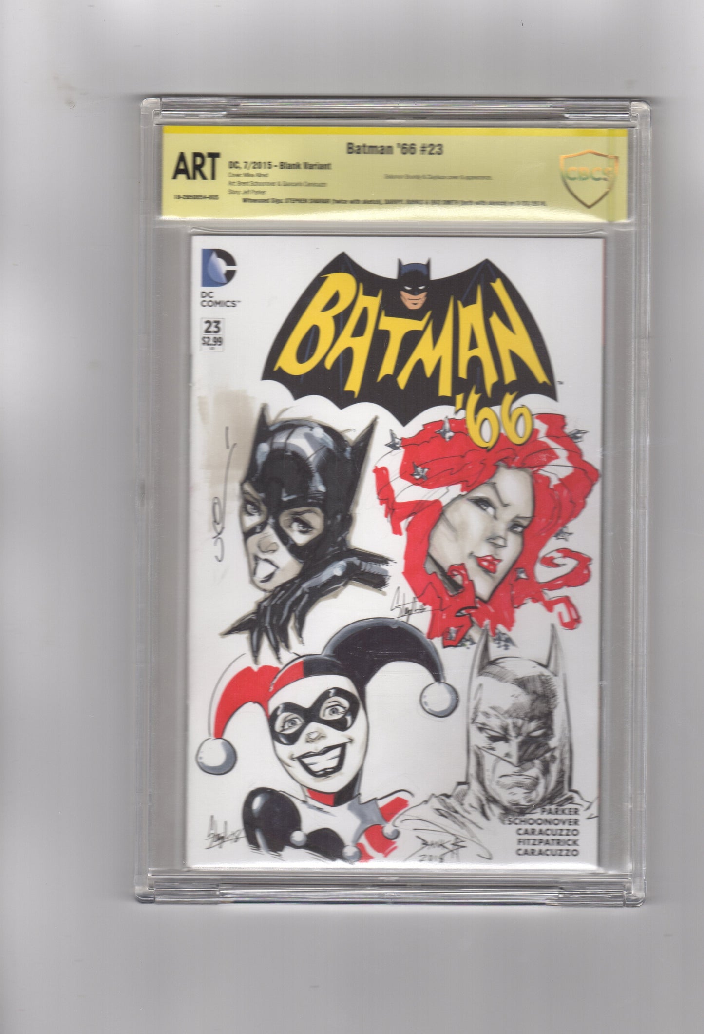 Marvel Comics CGC Comic BATMAN 66 #23 SKETCH ART CBCS ART