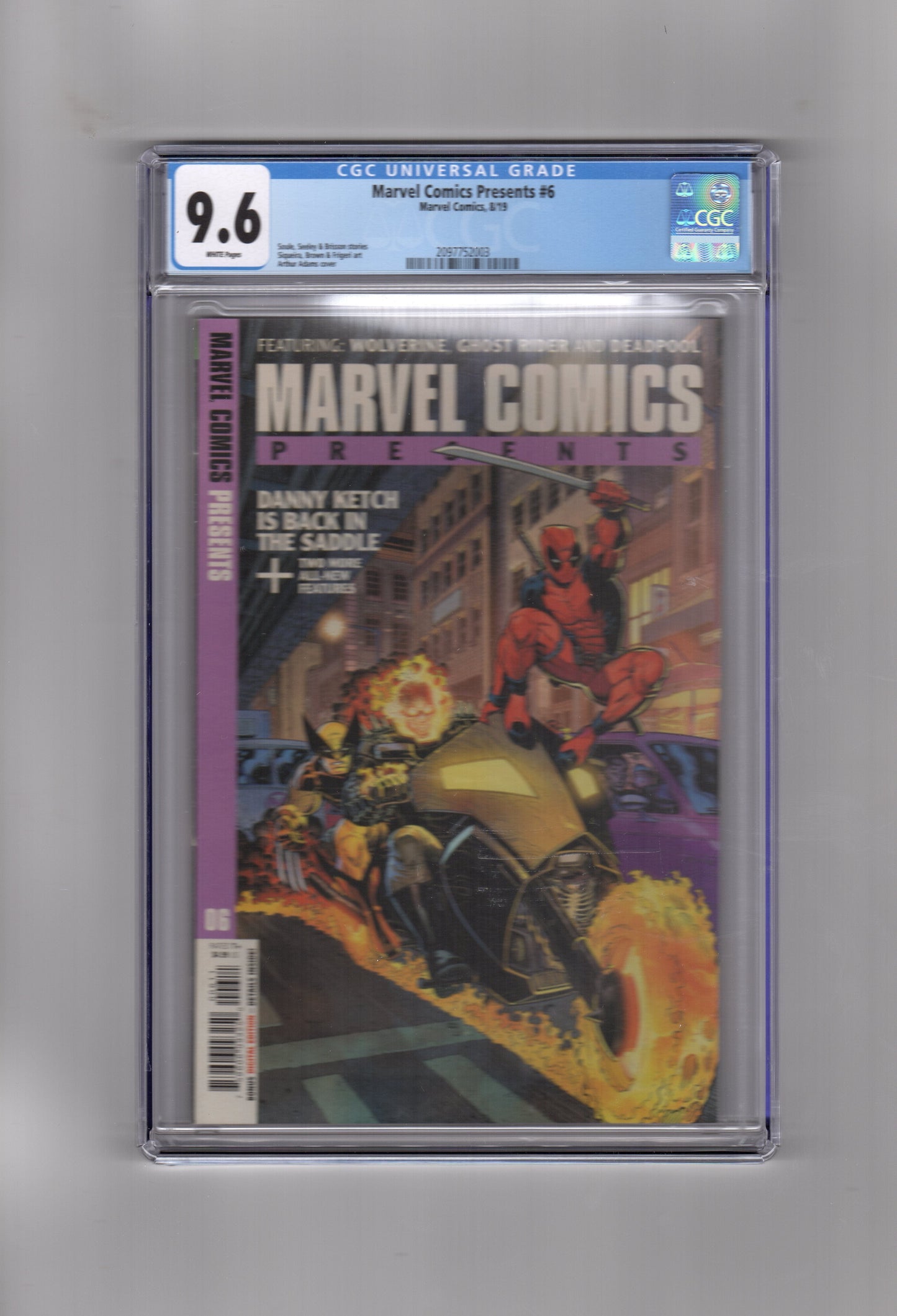 Marvel Comics CGC Comic MARVEL COMICS PRESENTS #6 CGC 9.6