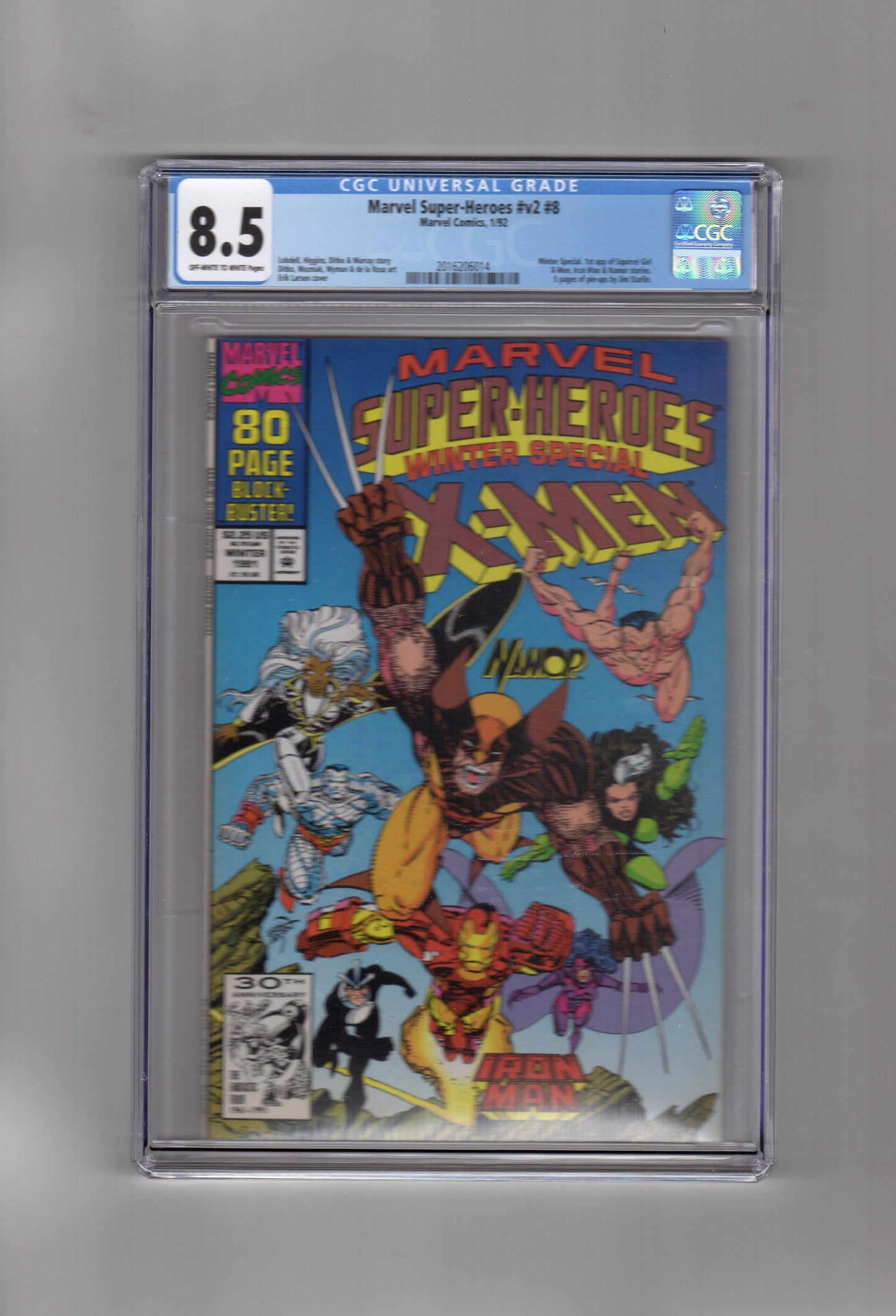 Marvel Comics CGC Comic MARVEL SUPER-HEROES #V2 #8 CGC 8.5