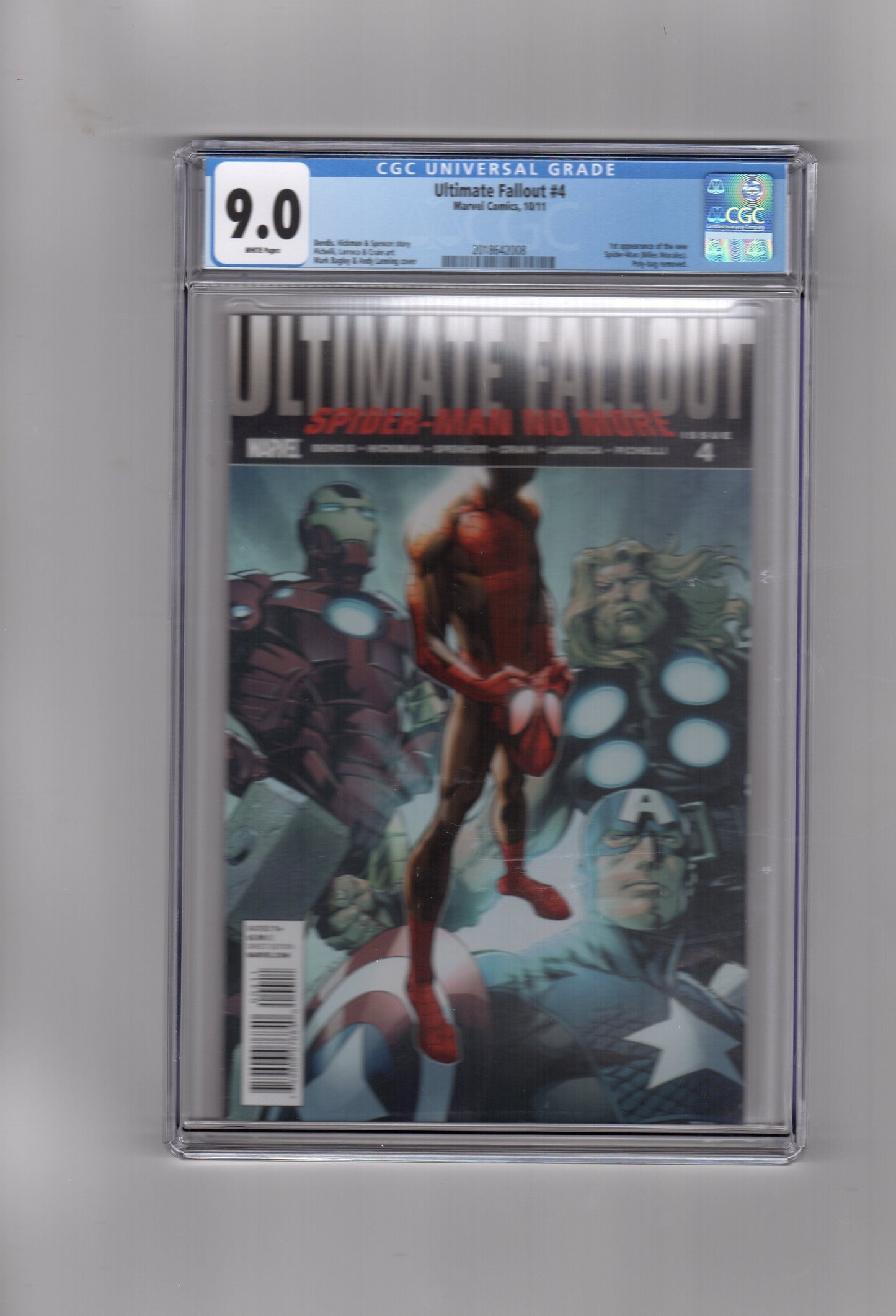 Marvel Comics CGC Comic ULTIMATE FALLOUT #4 CGC 9.0