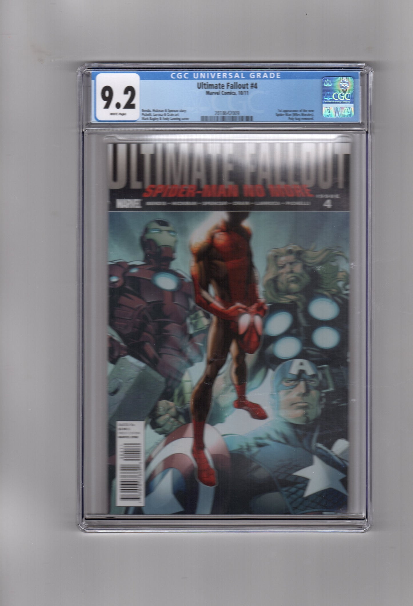 Marvel Comics CGC Comic ULTIMATE FALLOUT #4 CGC 9.2