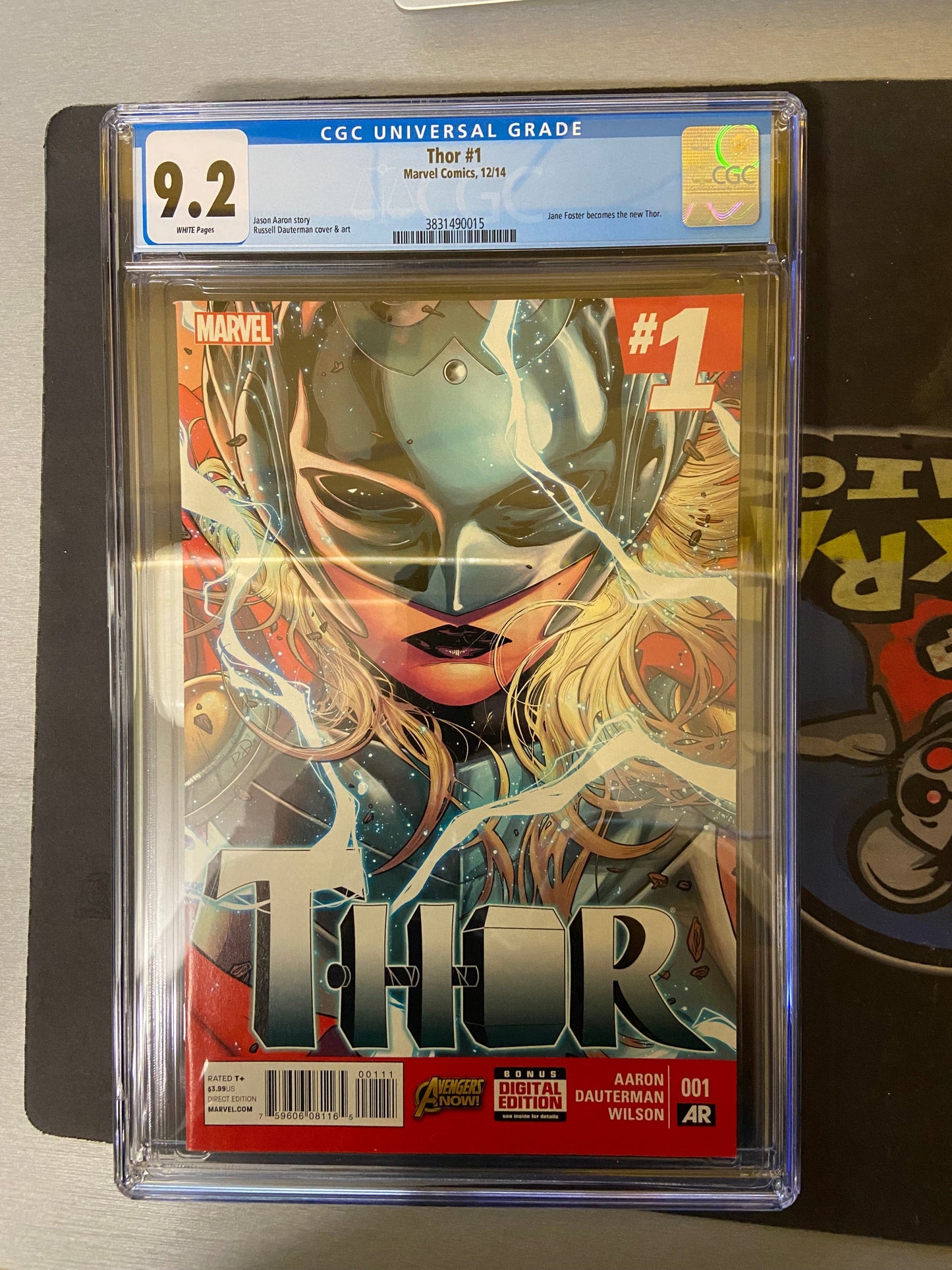 MARVEL COMICS CGC THOR #1 Oct 1, 2014 CGC 9.2
