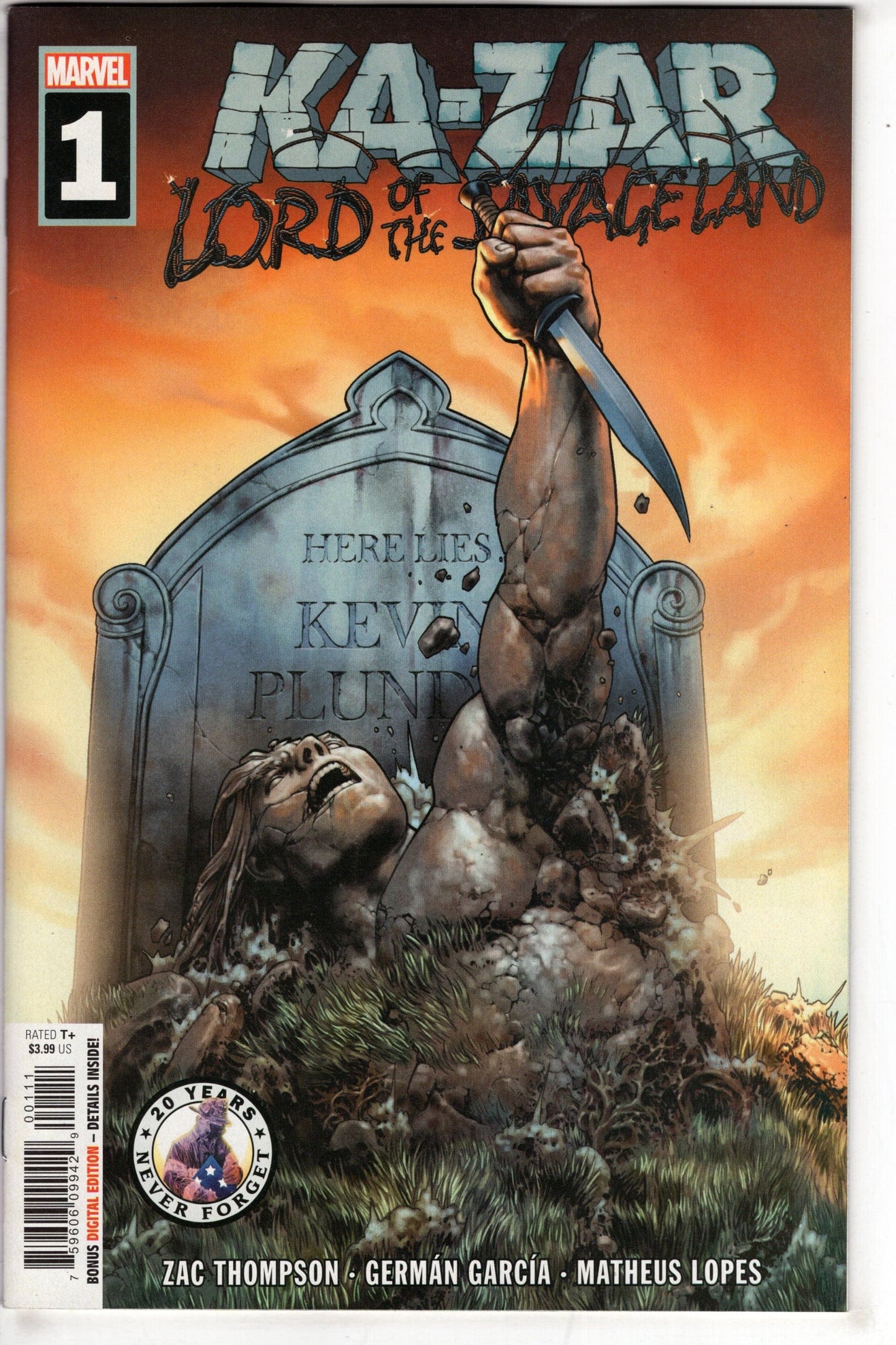 MARVEL COMICS COMIC BOOK KA-ZAR LORD SAVAGE LAND #1 (OF 5)