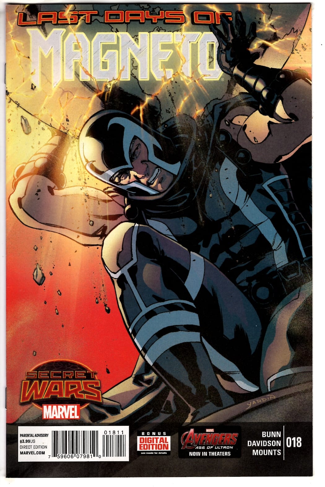 MARVEL COMICS COMIC BOOK MAGNETO #18 SWA (VF)