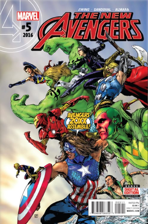 MARVEL COMICS COMIC BOOK NEW AVENGERS #5 (VF)