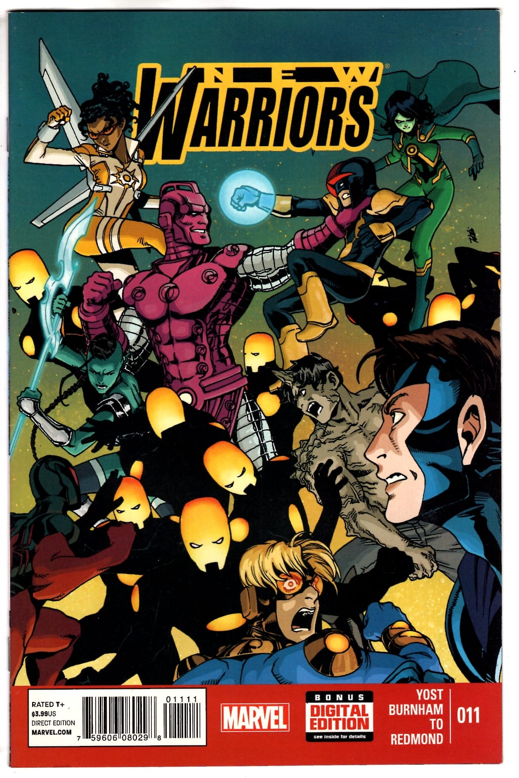 MARVEL COMICS COMIC BOOK NEW WARRIORS #11 (VF)