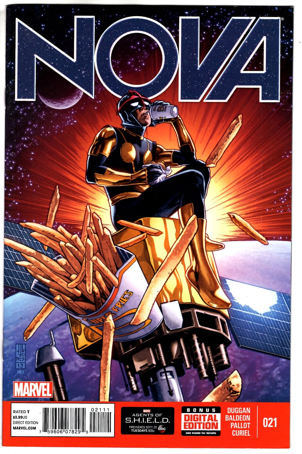MARVEL COMICS COMIC BOOK NOVA #21 (VF)