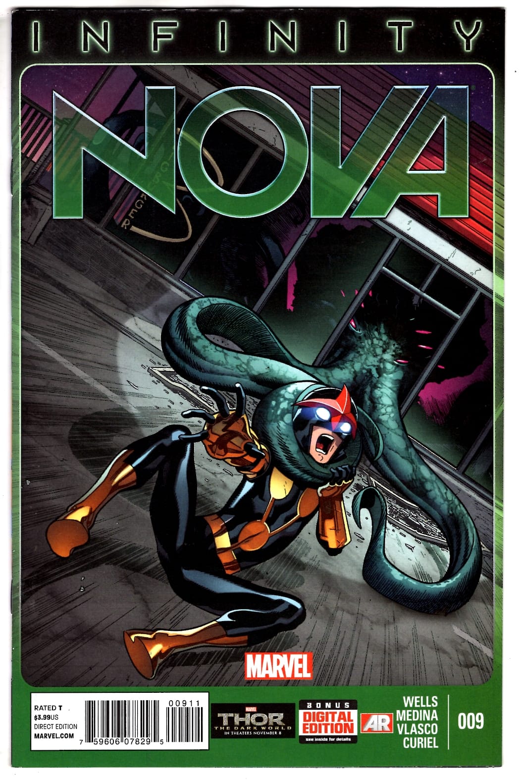 MARVEL COMICS COMIC BOOK NOVA #9 INF (VF)