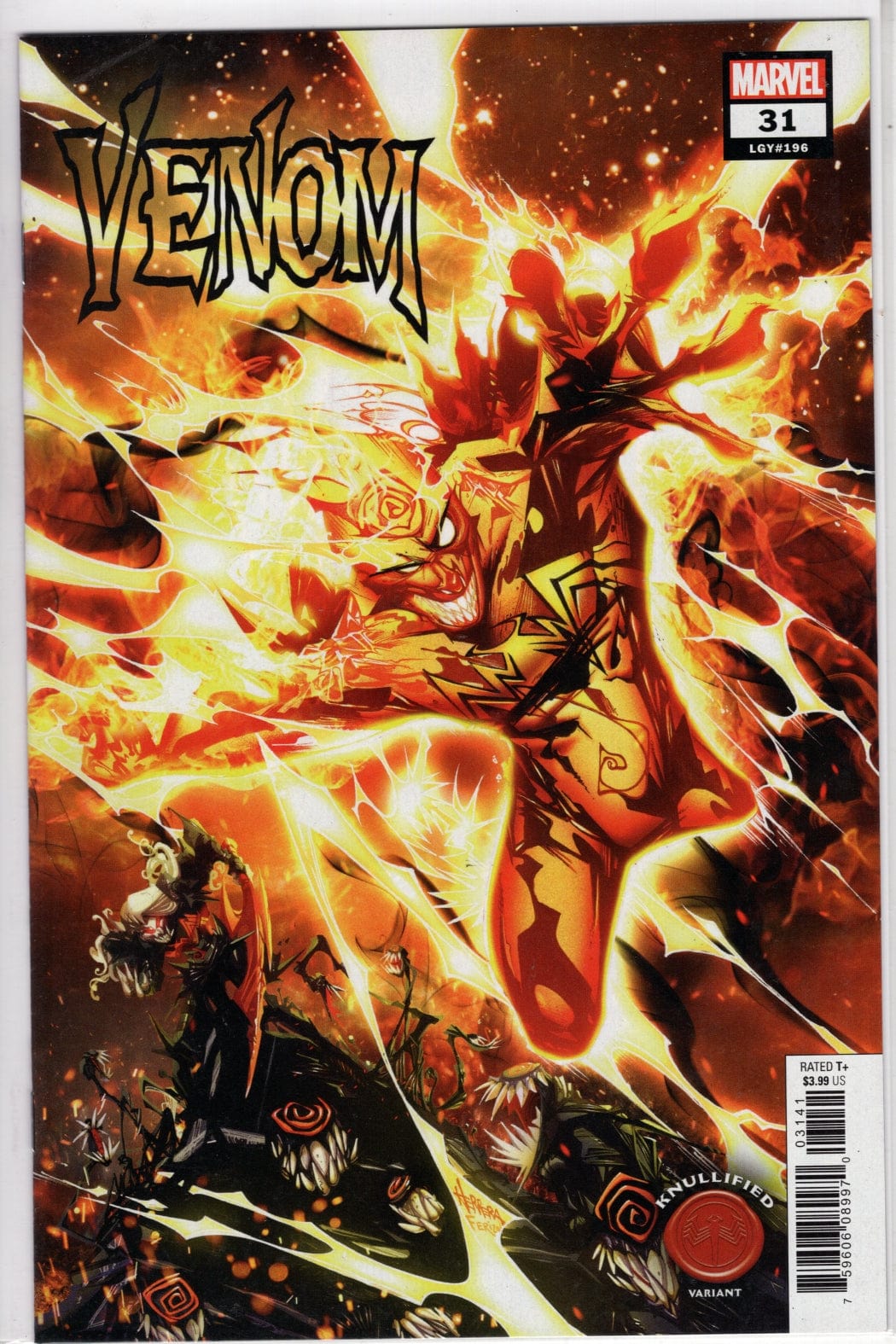 MARVEL COMICS COMIC BOOK VENOM #31 HERRERA KNULLIFIED VAR KIB