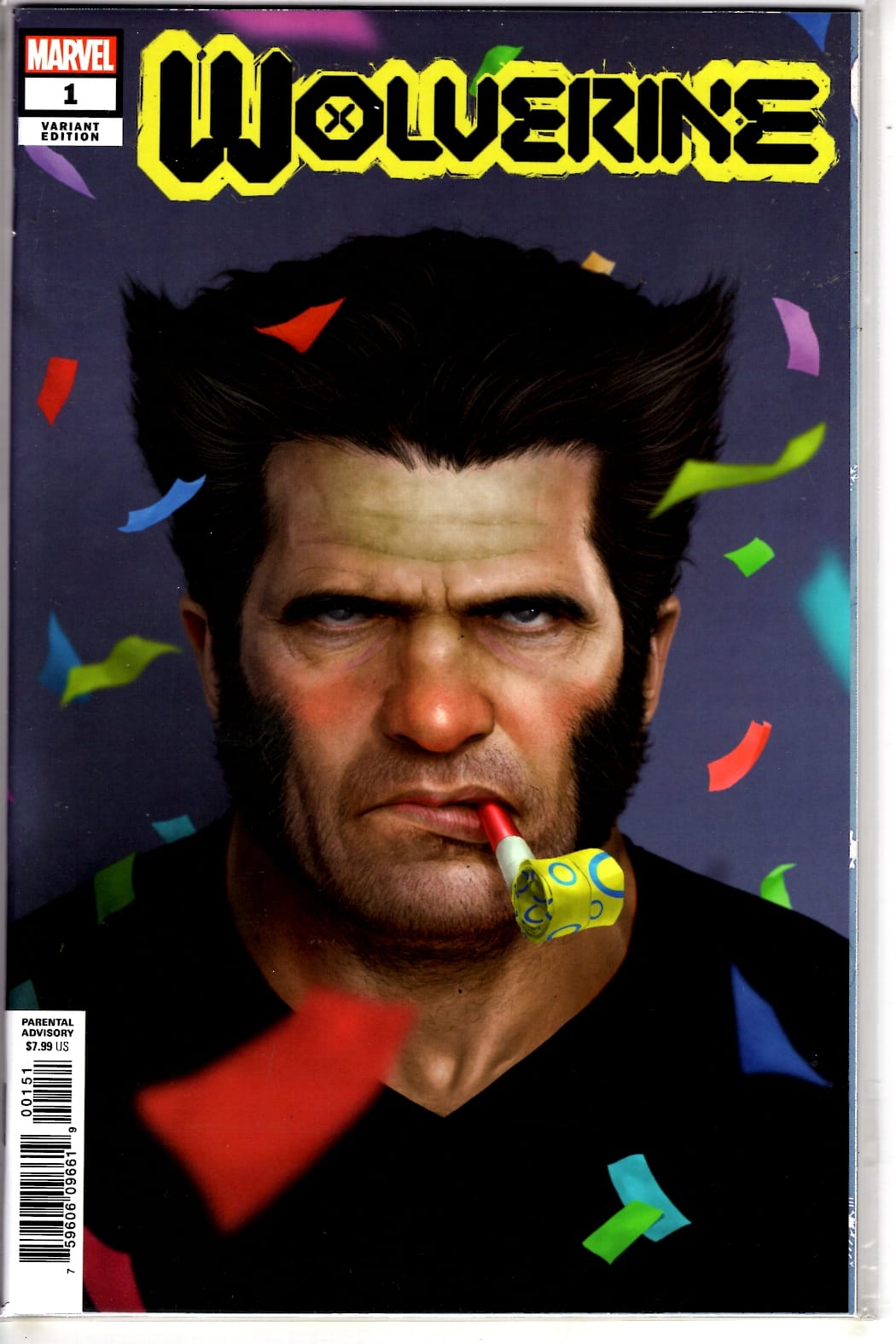 MARVEL COMICS COMIC BOOK WOLVERINE #1 RAHZZAH PARTY VAR DX (VF/NM)