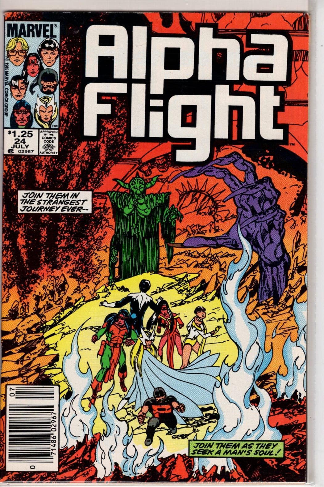 Marvel Comics Comics Alpha Flight #24