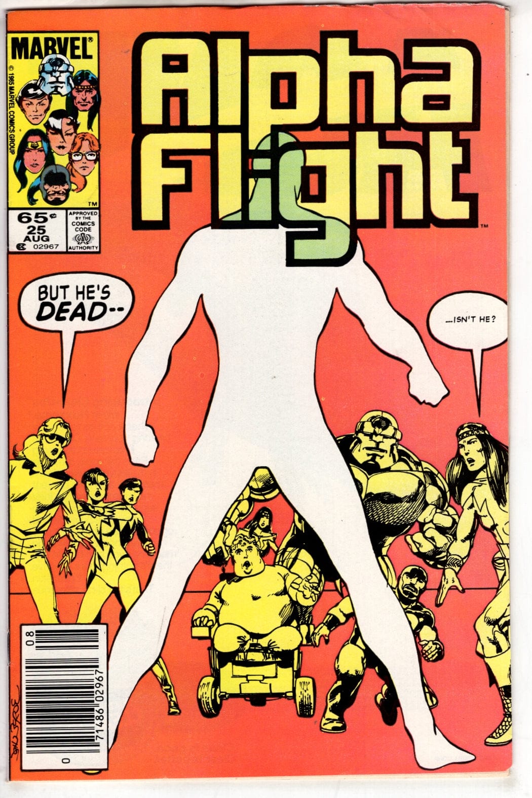 Marvel Comics Comics Alpha Flight #25
